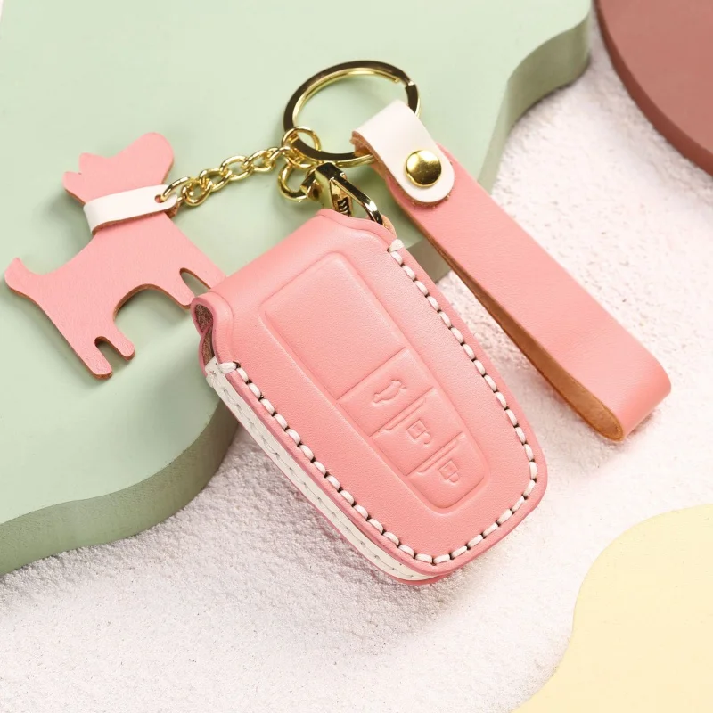 

Кожаный чехол для автомобильного ключа защитный чехол для Toyota Corolla Hilux Avensis Camry Levin Rav4 Avalon Fortuner Nchr симпатичный чехол для ключей