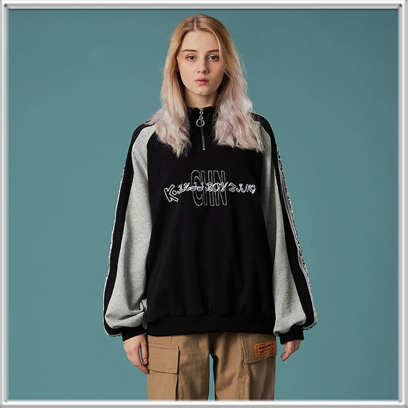 

2021 Women's Autumn Winter New Casual Sportswear Tracksuit Half Zipper Sweater Coat