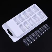 100pcs quick building nail mold tips 10 different size nail extension mold uv gel extend nail extension tool