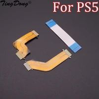 tingdong 10pcs v1 0 for ps5 touch ribbon 18pin for dualsense left right ribbon cables pcb to triggers l2 r2