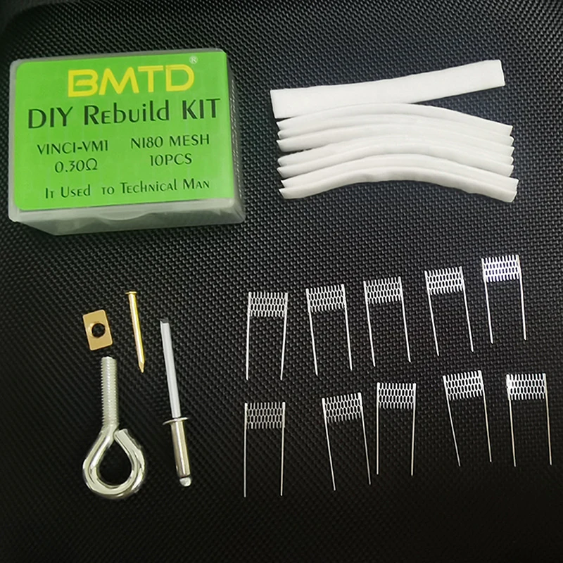 

Rebuild Kit Coil VM1 0.3ohm Replacement Coil for VINCI-VM1 Kit RPM Ni80 Mesh
