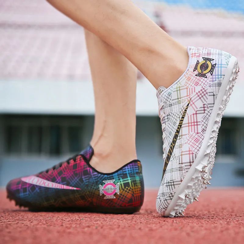 Professional Spikes Running Shoes Student Competition Men Women Track and Field Shoes Training Sports Shoes