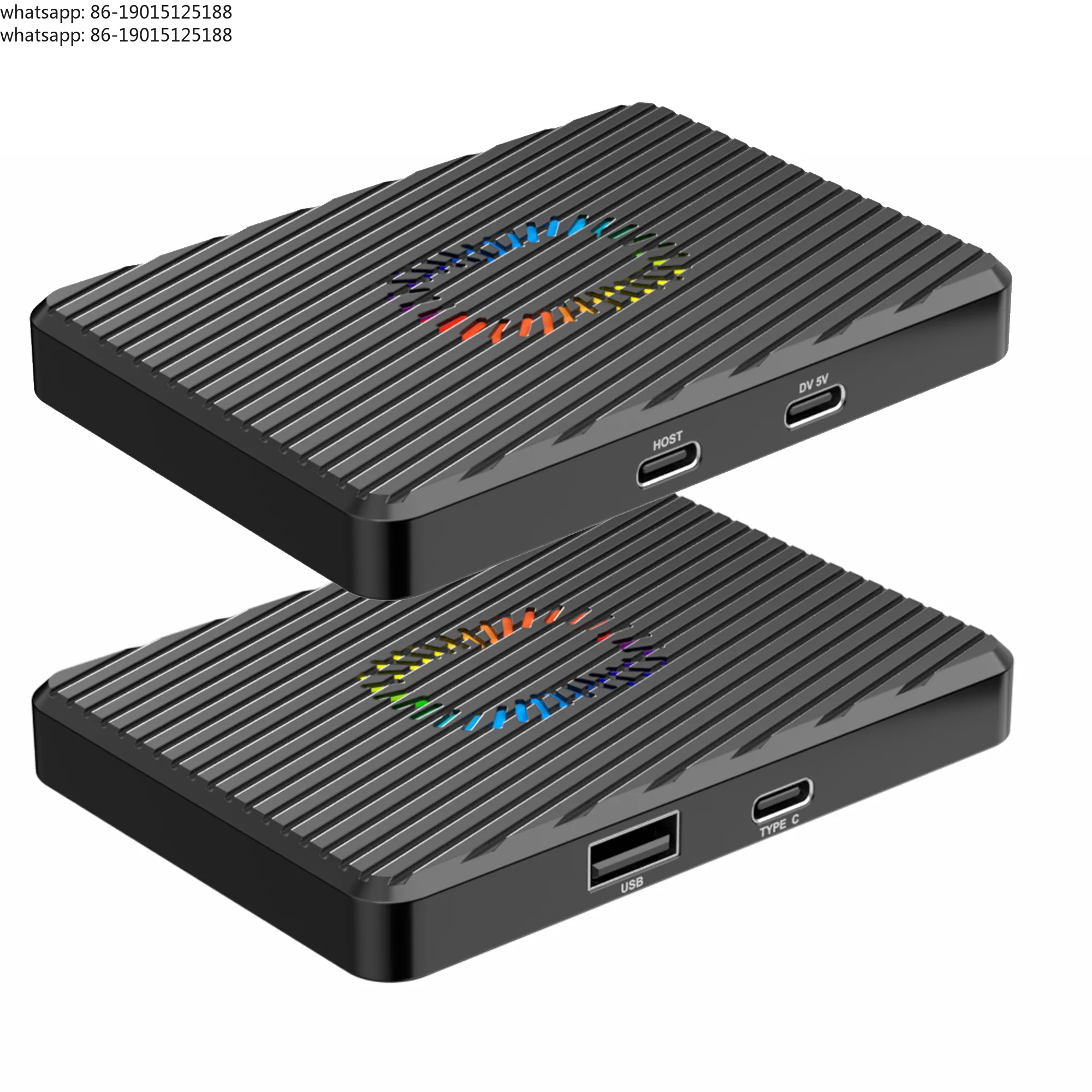 Фото Док-станция 4-в-1 USB3.2 Gen2 10 Гбит/с для M.2 NVMe SSD с двумя отсеками, поддержкой передачи данных до 8 ТБ, Plug and Play, для чтения данных №1