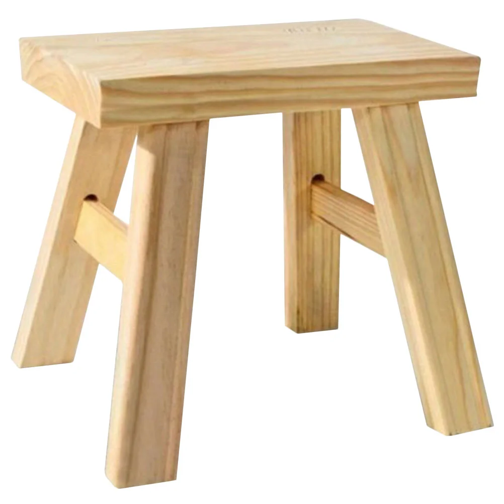 

Shoe Changing Stool Children Stool Retro Kids Small Seat Household Step Stool