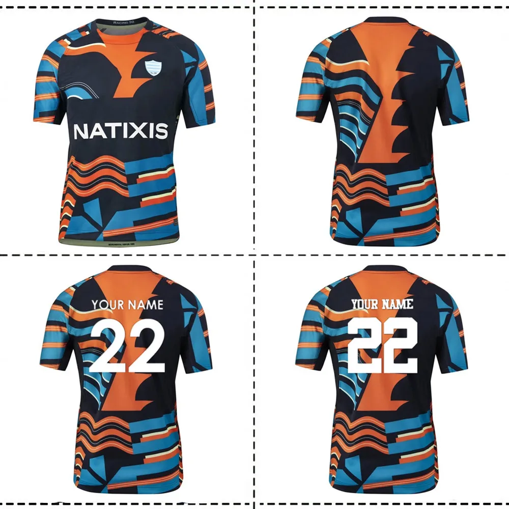 

2022/23 Racing 92 Away регби рубашка Джерси size