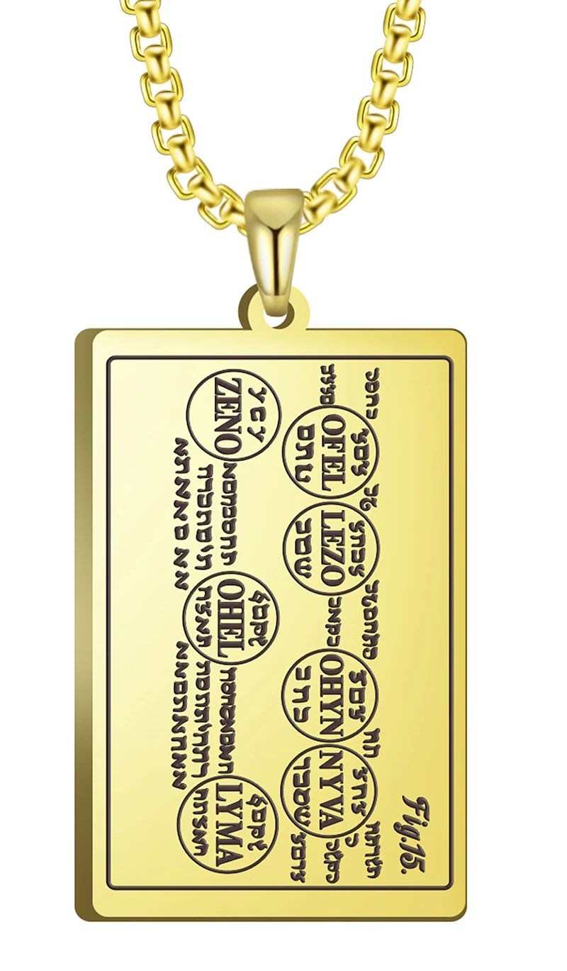 

Vassago 2023 Tarot Amulet Necklace Stainless Steel Hip Hop Punk Jewelry Men's and Women's Party Gift Wholesale/Dropshipping