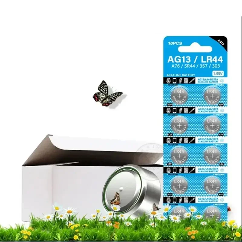 Батарейки для часов 1 55 в LR44 AG13 160 мАч 10-50 шт