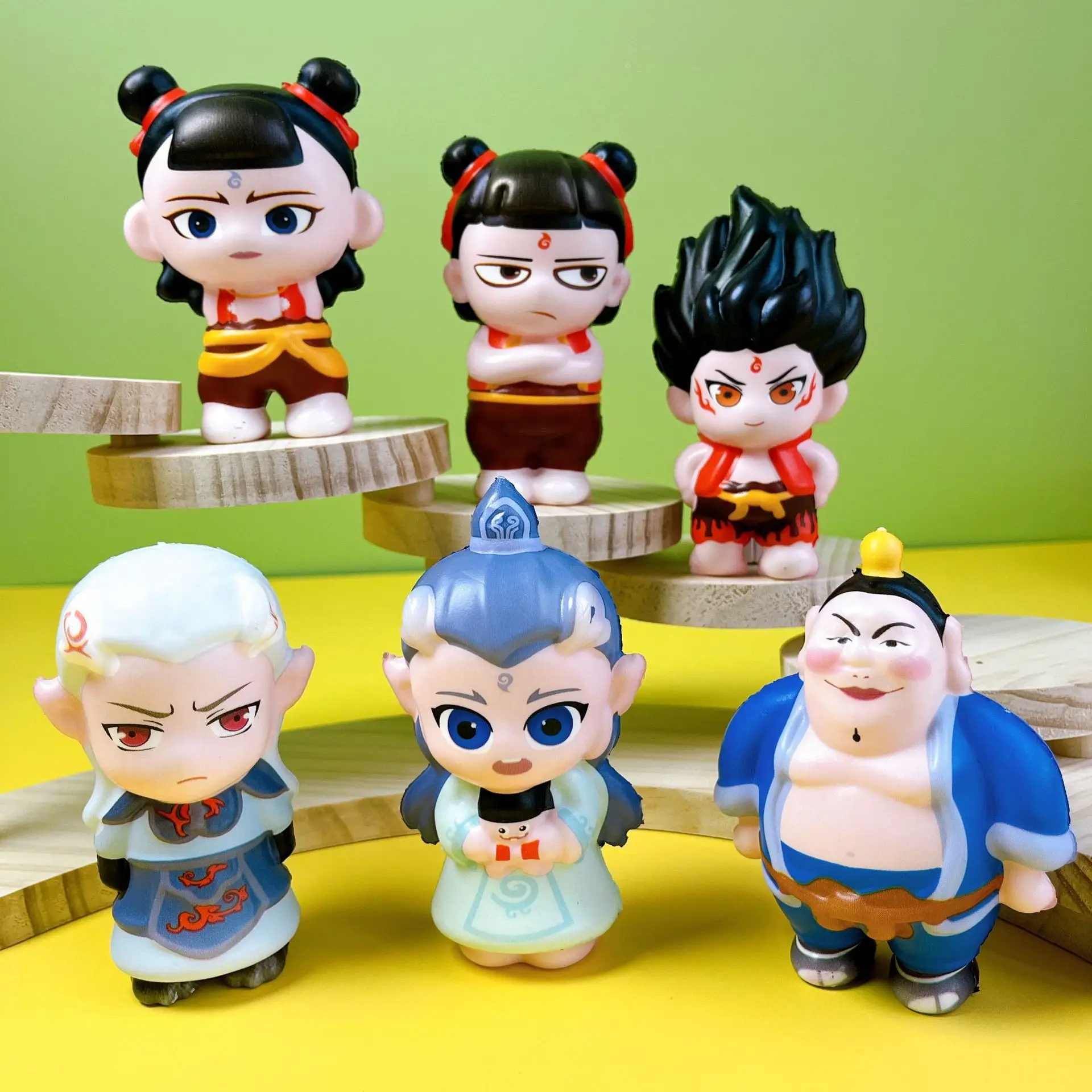 Анимационные производные Nezha Aobing Li Jing Madam Yin Shen Gongbao Infinite Immortal Taiyi Zhenren Игрушка для