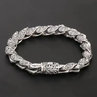s925 sterling silver jewelry retro bracelet european and american luxury domineering personality fashion mens bracelet gift
