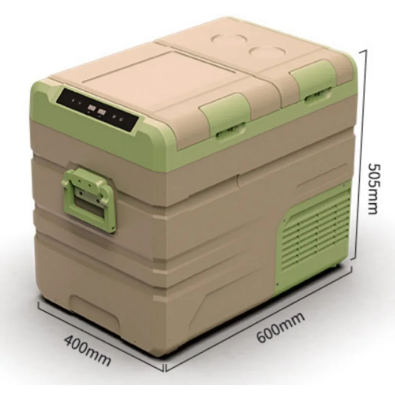

New Design Portable Vehicle Refrigerator 24V/12V Car Fridge 55L 60W for Car and Camping Green Cooler Box