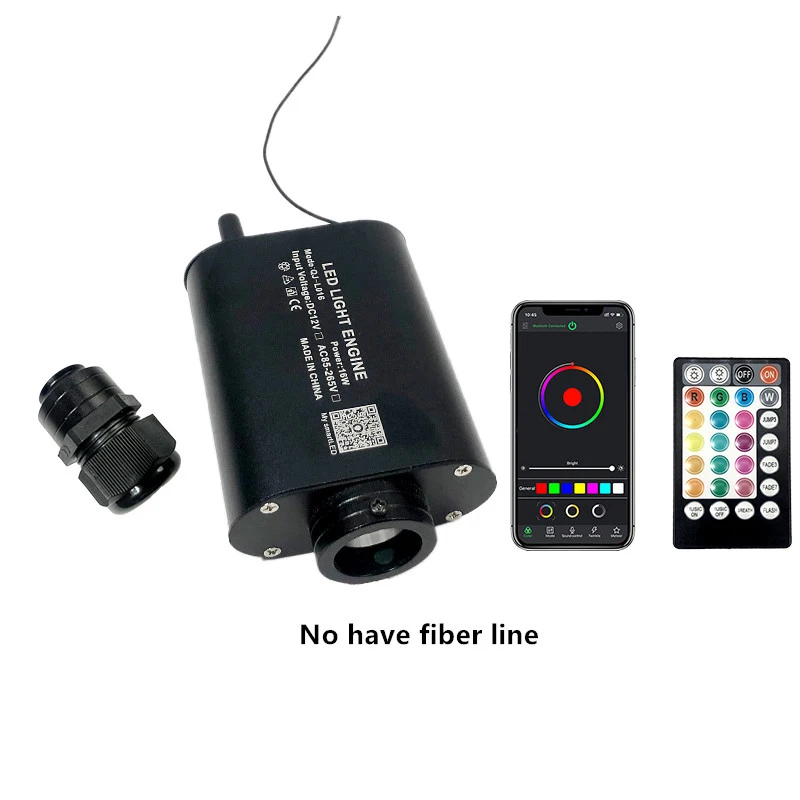 

волоконно - оптический звездный потолок набор bluetooth прикладной программы для управления звездной тележкой LED детская комната RGB цвет APPW 12V радиочастотное управлени