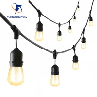 10m 20m 30m hanging led festoon string light commercial grade ip65 waterproof dimmable s14 fairy outdoor lights garland decorate