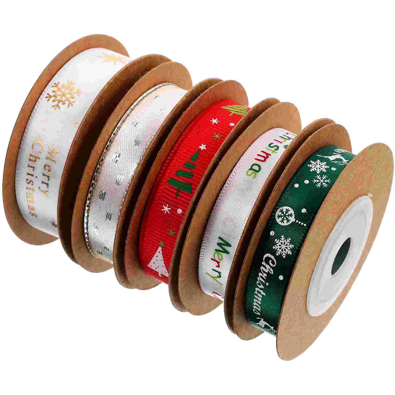 

Ribbon Christmasbow Polyester Xmas Hair Gifts Decoration Party Gift Wired Edge Tree Accessories Bouquet Flower Grosgrain Merry