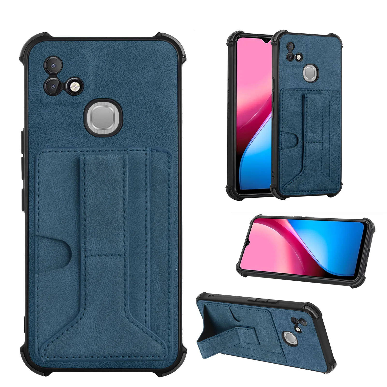 wallet card holder phone case on for infinix hot 11 11s 10i 10t smart 5 pro 4 hd 2021 note 8 10 lite shockproof stand back cover free global shipping