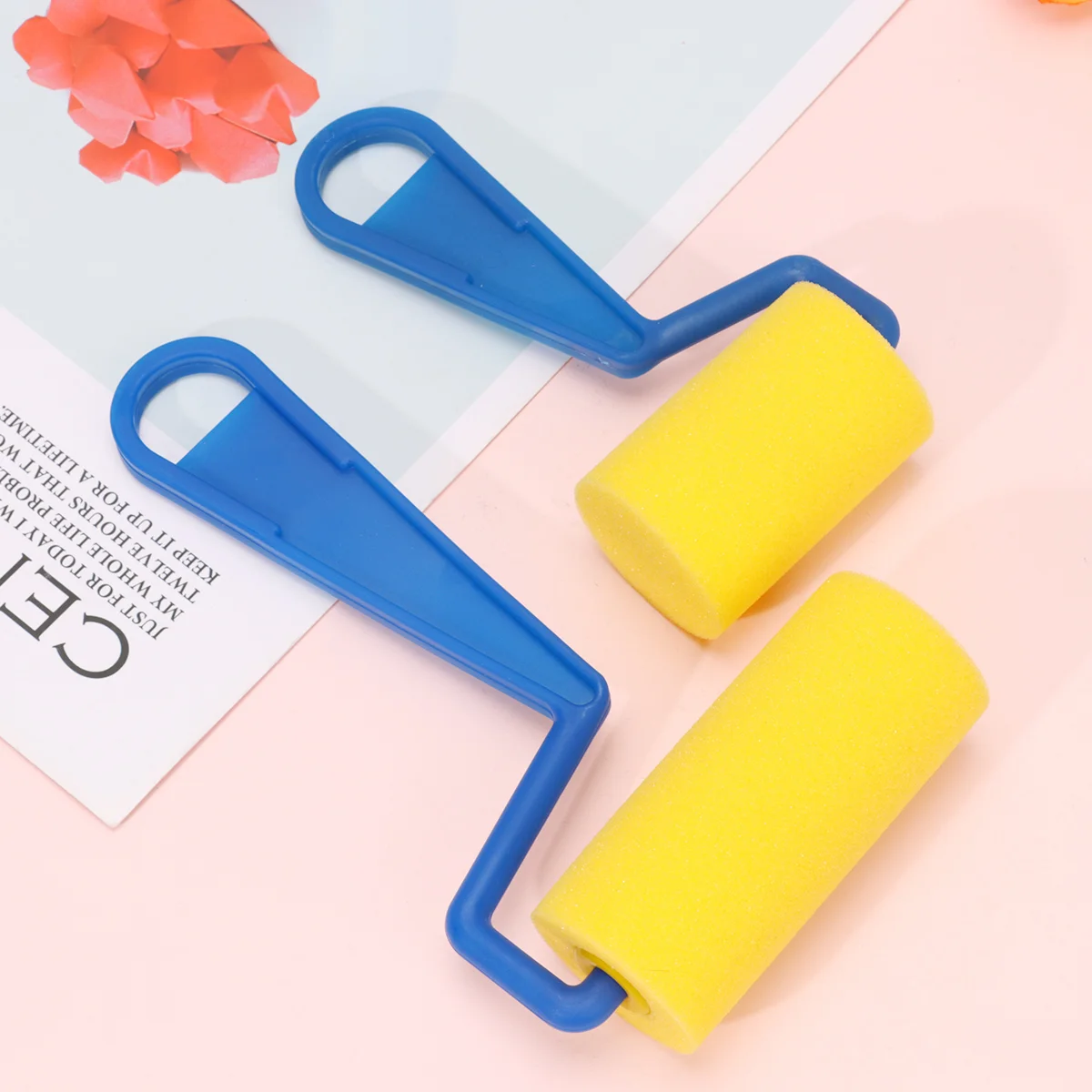 

4Pcs Brush, Brushes Sponge Brush Paintbrushes Kids Brushes Toddler Painting Supplies for DIY Painting and Craft