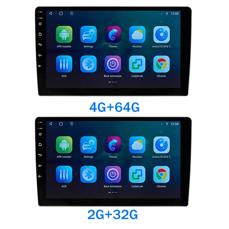 9-Дюймовая интеллектуальная автомобильная навигация Android с измененным