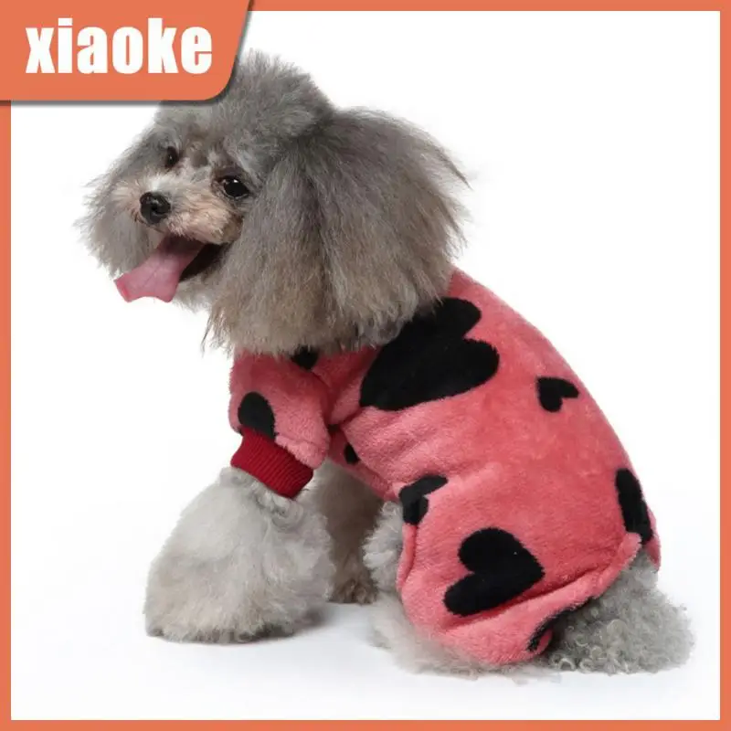 

Warm Fleece Pet Dog Clothes Cute Printed Pet Coat Puppy Dogs Shirt French Bulldog Pullover Camouflage Dog Accessories
