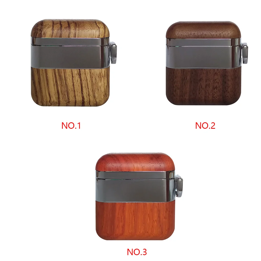 

Замена для AirPods, деревянный чехол, чехол для беспроводных наушников, органайзер для наушников, защитная коробка для естественного стиля жиз...