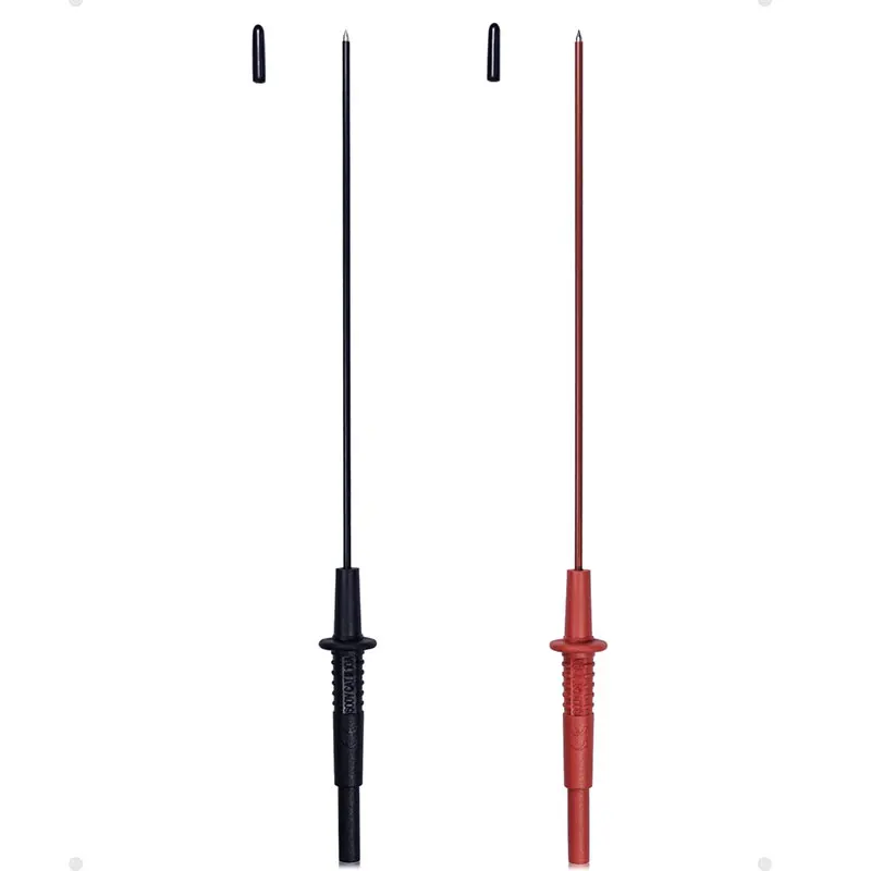 600V10A Измерительные провода мультиметра Задний кабель Наконечник зонда 4 мм Длина интерфейса 24 см