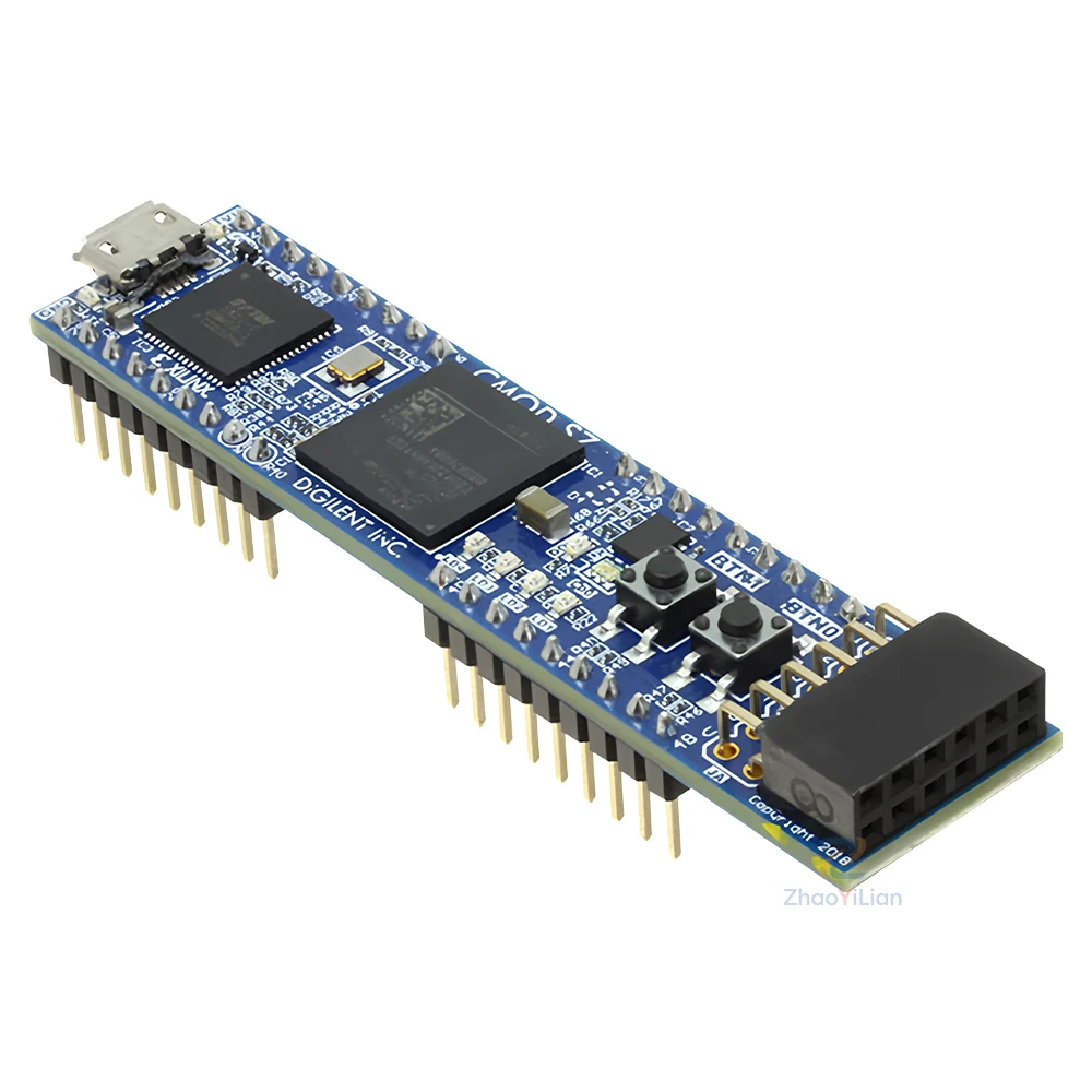 Фото Плата разработки FPGA Spartan 7, совместимая с макетной платой Digilent Cmod S7 XC7S25 DIP 48Pin, модель 410-376 №2