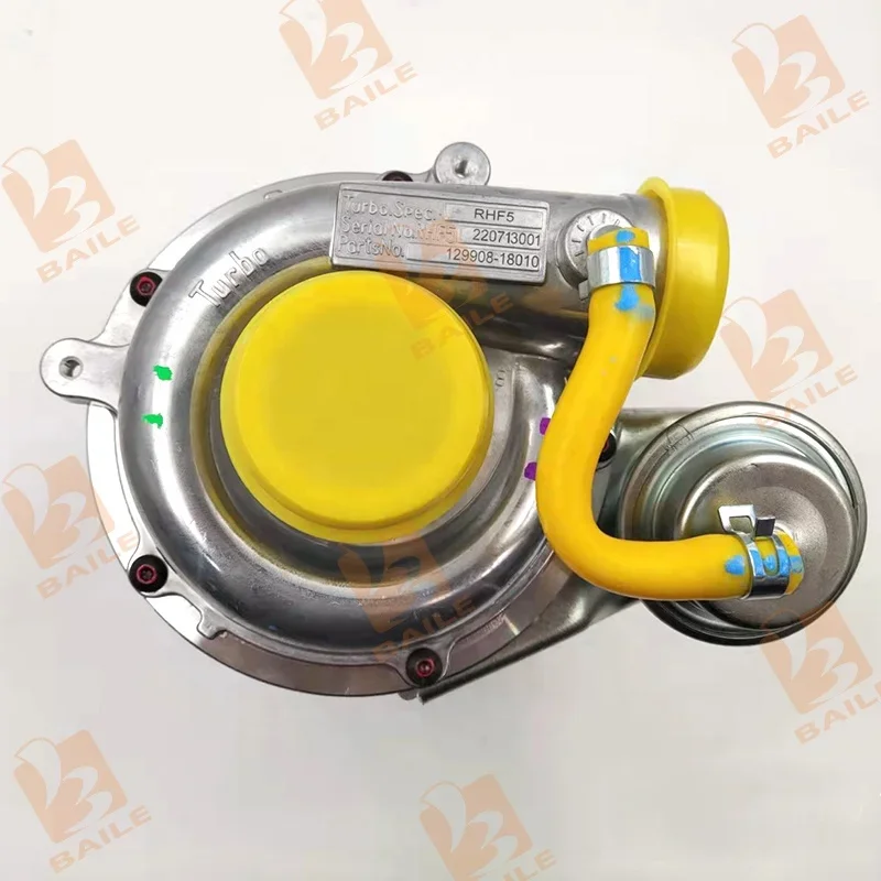 Турбокомпрессор нового двигателя 4TNV98T 4TNV98 129908 -18010 RHF5 Для Янмара
