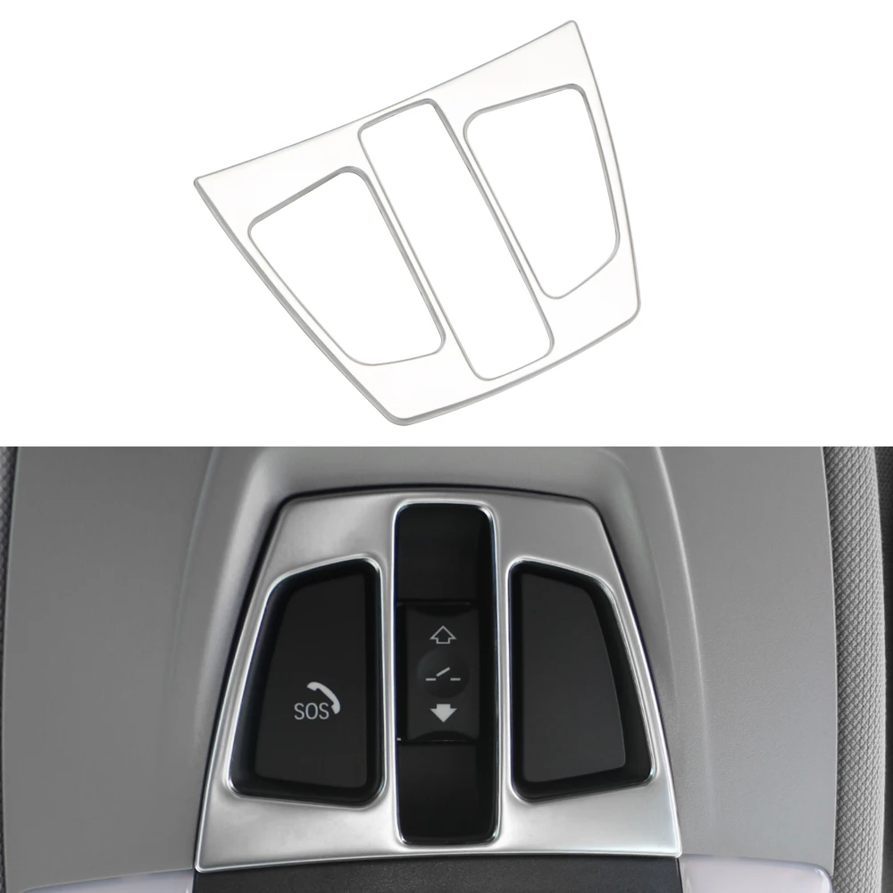 Для BMW X1 F48 2016-2022 Автомобильный Стайлинг ABS хромированная передняя внутренняя