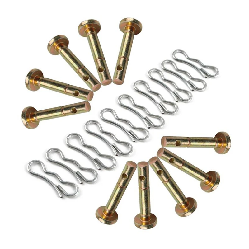 

Hot 10 Pcs Shear Pins + 10 Pcs Cotters Pins For Snowblower- 738-04124 And 714-04040 Replacement For MTD Snow Throwers