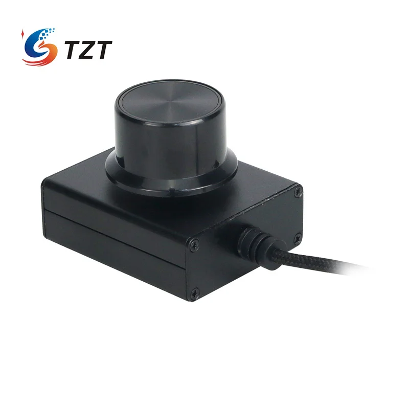 

TZT PC Speaker USB Volume Control Knob Switch Lossless Sound Quality (Top LED)