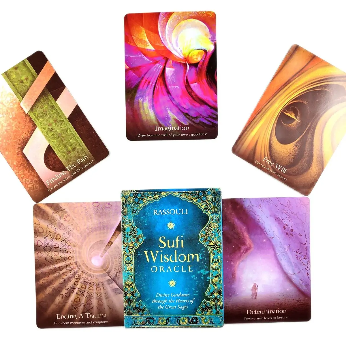 

New High Quality Sufi Wisdom Oracle Tarot Cards Fortune Guidance Telling Divination Deck Board Game With PDF Guidebook 44Pcs