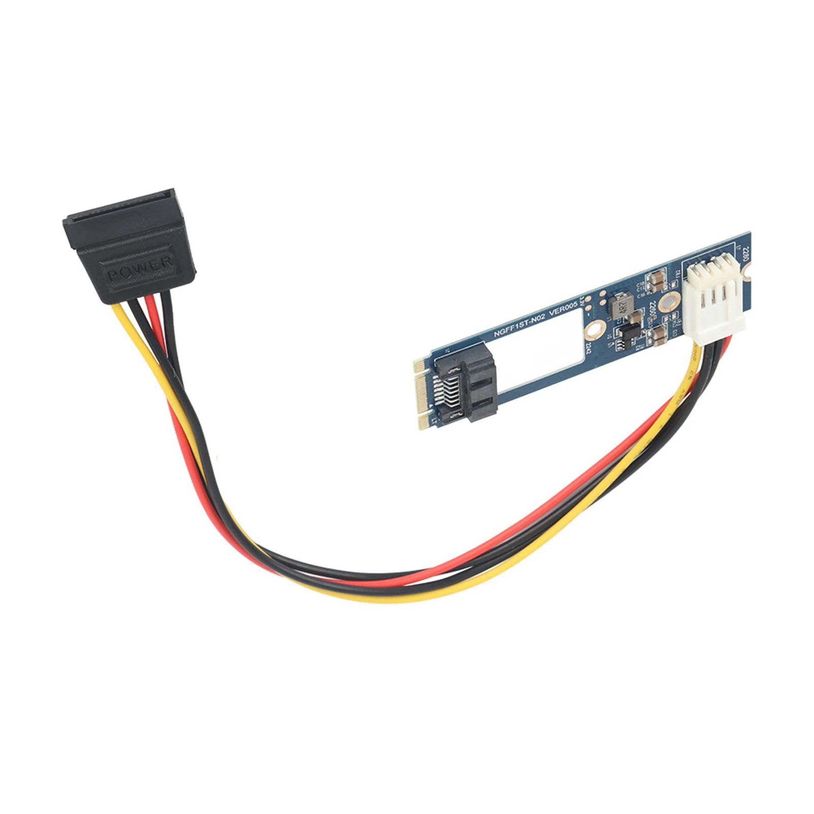 Адаптер для горизонтального преобразователя M2 в SATA M.2 NGFF на 7Pin + 4-контактный