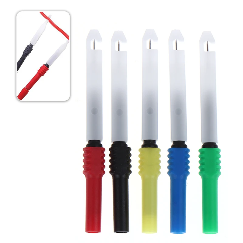 

Test Back Probe Pin Non-Destructive Pin Test Probes Pin Insulation Piercing Needle Multimeter Test Probe for 4mm Banana Socket