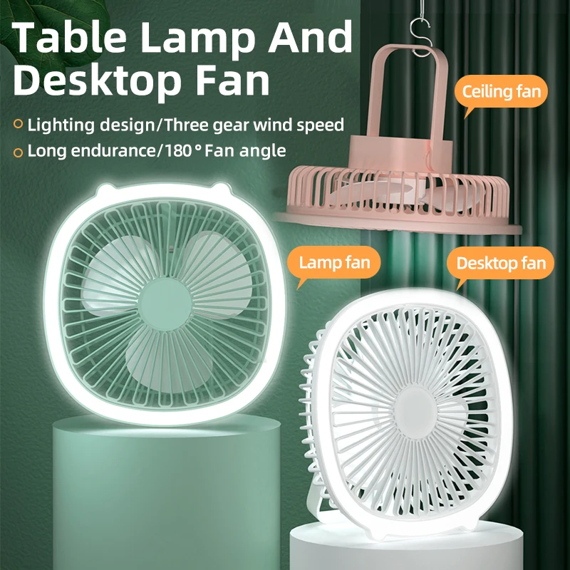 

Portable Fan USB Rechargeable Mini Folding Telescopic Floor Fan Low Noise Office Small Desktop Outdoor Camping Home Appliances