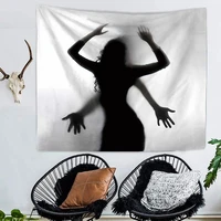 misty sexy dancing girl poster tapestry wall hanging cloth retro decorative banner flag canvas painting wall sticker home decor