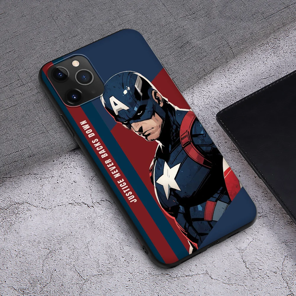 Чехол для Samsung Galaxy A41 A42 A71 A72 A73 J2 J4 J5 J6 J7 J8 A6 A7 A8 A9 Новый чехол TW122 Marvel Капитан Америка