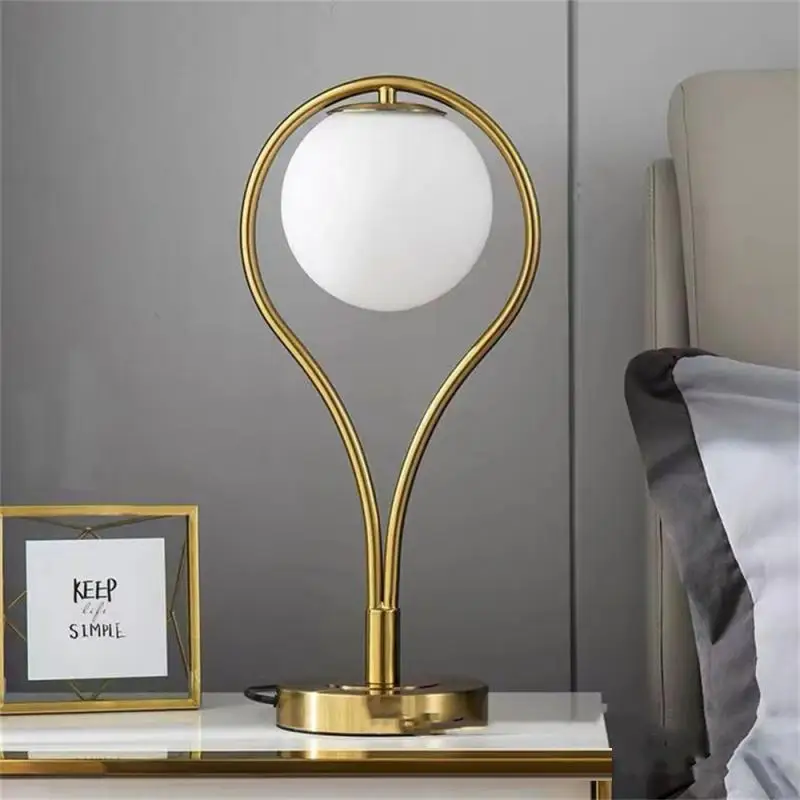 

Nordic Light Luxury Nordic Style Decorative Desk Lamp Smooth Feel Rich And Soft Lighting Medieval Desk Lamp Plating Table Lamp