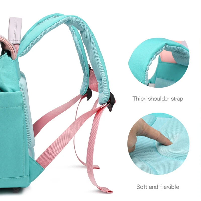 Rainbow Girl Kids Fashion Bags Waterproof Kids Bag 1- 3-6 Years Old School Bags Sac A Dos  Girls School Bags Kids Backpack Girls