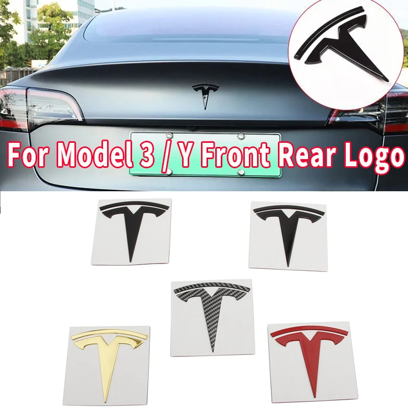 

Логотип Переднего Капота автомобиля, заднего багажника, замена знака, эмблема, наклейки для Tesla Model 3 Y, логотип багажника, замена наклеек