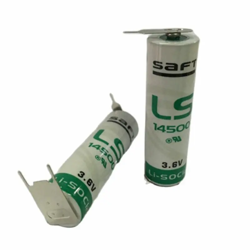 

2 шт., литиевые аккумуляторы LS 14500 3,6 В с ЧПУ, 3 контакта