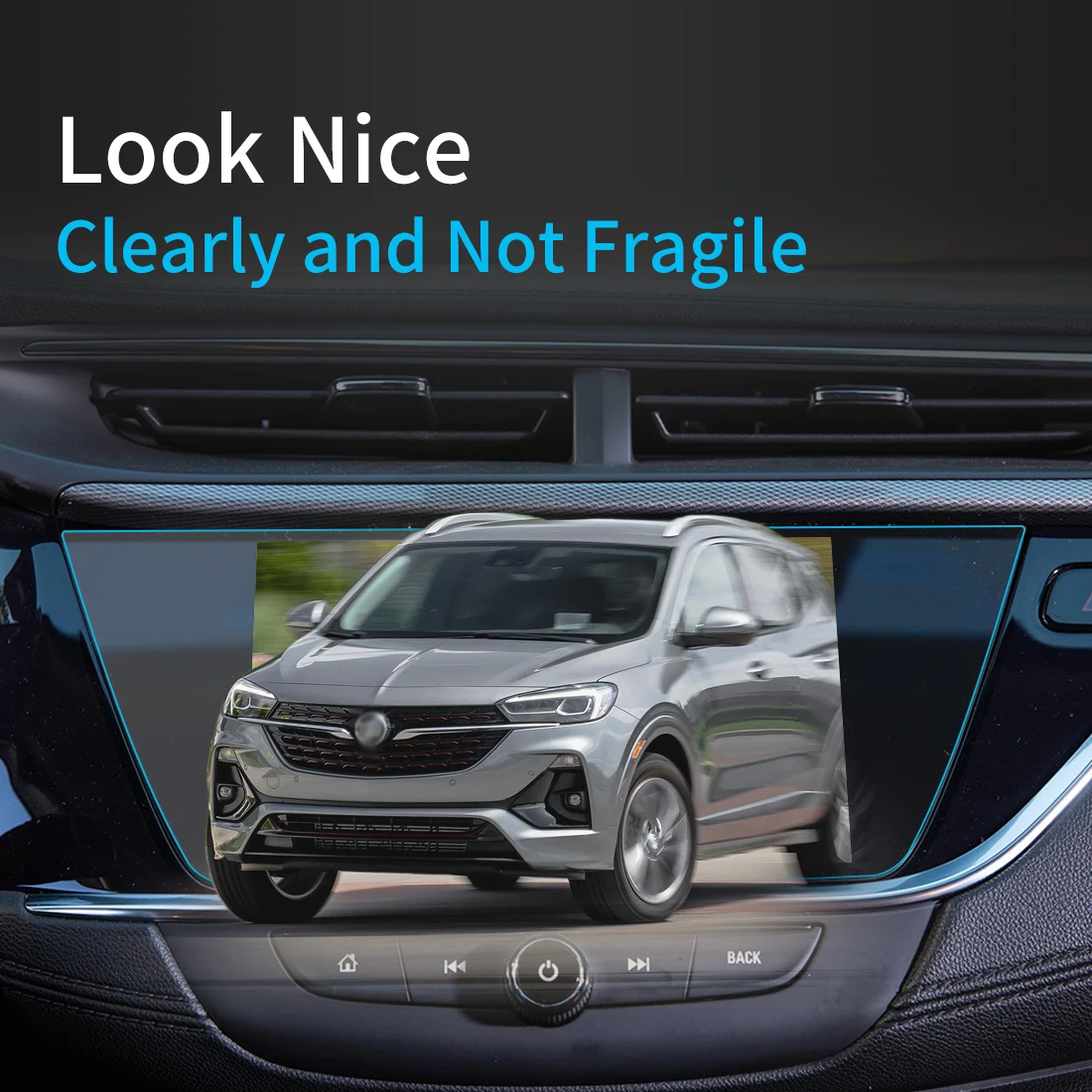 Фото Автомобильные наклейки, Защита экрана для BUICK Encore GX 23, дисплей для навигатора, Аксессуары для автомобилей №4