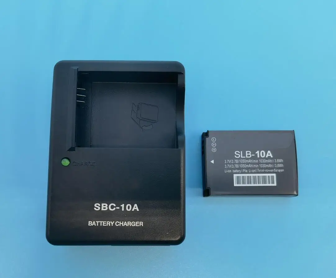 SLB-10A для Samsung WB150 WB150F WB750 WB200F ES60 цифровая фотокамера фото аккумулятор + зарядное