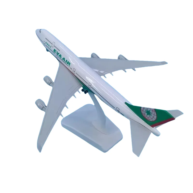 20 см сплав B747 Evergreen Airlines модель самолета 747 литая под давлением с колесами