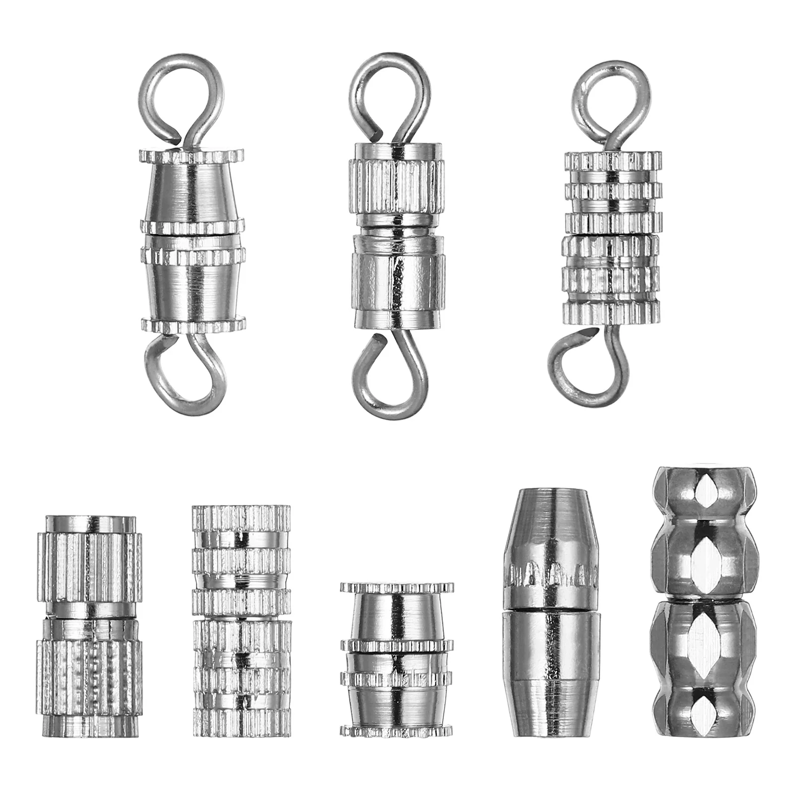

DIY Bracelet Buckle Screw Clasps Extender Necklace Connector Accessories Cord Ends For Jewelry Making Caps Bracelets