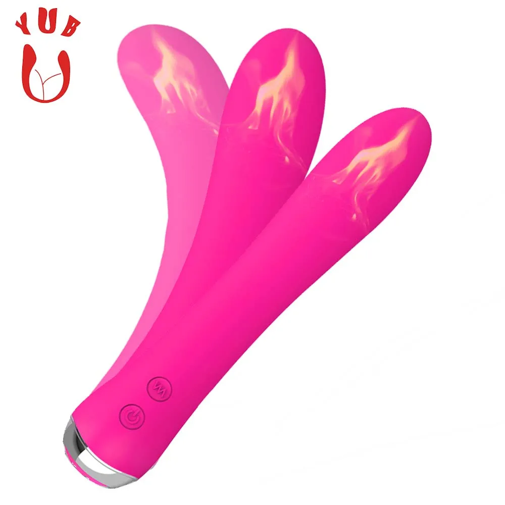 Вибратор YUB с 9 режимами мягкий силиконовый фаллоимитатор Реалистичный Пенис