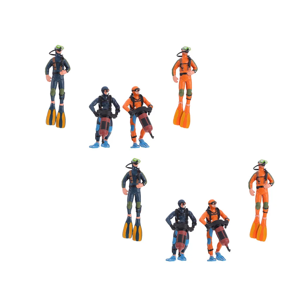 

People Figures Diver Figure Model Scale Train Kids Bath Miniaturerailway Mini Towels Tiny Modelso Playset Scuba Architecture