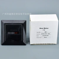 ac220 240v hm 1 black non resettable square sealed hours timer meter gauge counter hour meter hm 1 220v 0 99999 99h
