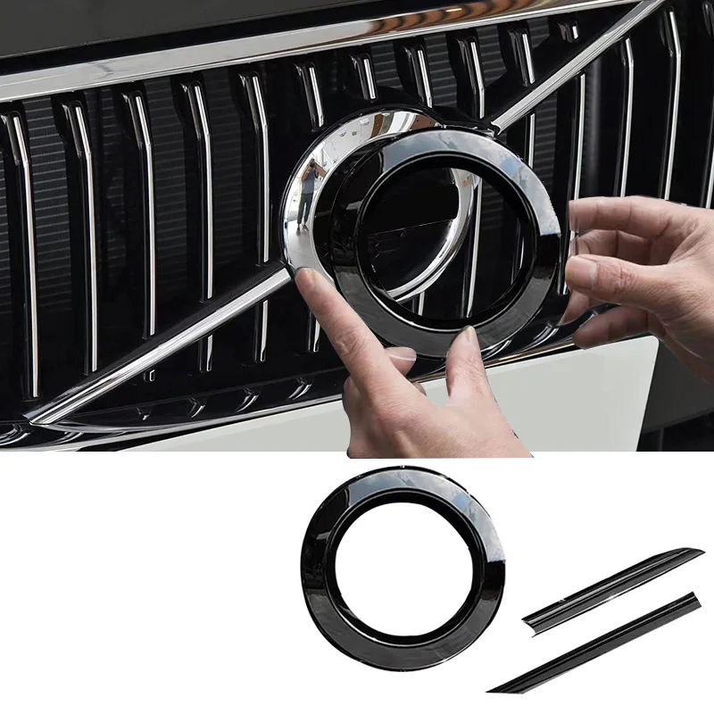 Открытая декоративная Защитная Наклейка для Volvo S60 C40 XC40 XC60 S90 V90 XC90 V60CC, Черные Декоративные автомобильные аксессуары