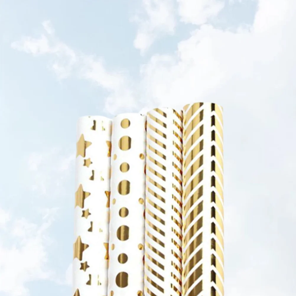 

Paper Wrapping Gift Wraps Christmas Birthday Glitter Present Wrapper Star Baby Shower Party Packing Sheets Diy