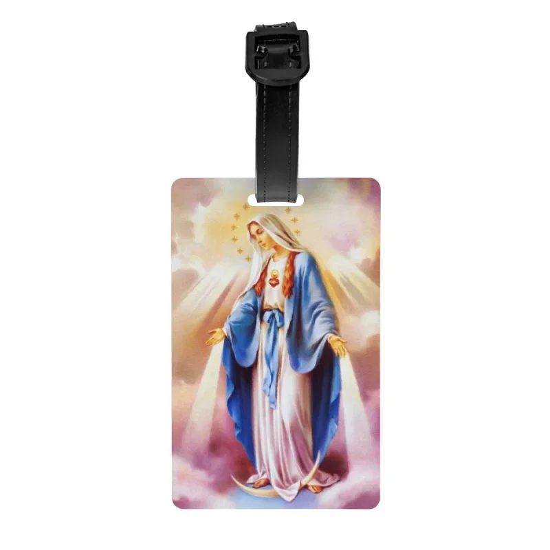 

Catholic Virgin Mary Luggage Tag Our Lady of Guadalupe Travel Bag Suitcase Privacy Cover ID Label
