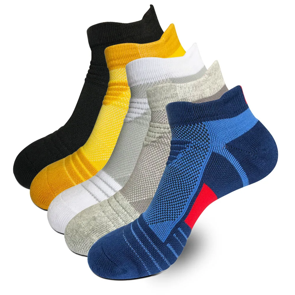 

Cotton Men Cycling Ankle Sock Breathable Outdoor Damping Basketball Protect Feet Wicking Bike Running Football Sport Socks