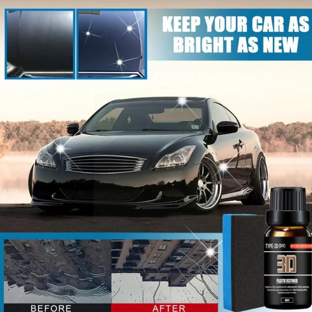 

Car Cleaning Agent Plastic Parts Coating Agent 3d Crystal Maintenance Cleaner Plating Agent With Sponge Refurbish Paste Coa P8J6